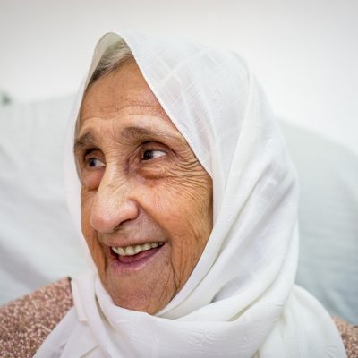 Mature Woman With Headscarf