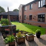 Retirement living scheme garden
