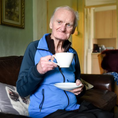 Older Man With Tea Cup